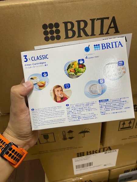 Hộp 3 lõi lọc dài thay thế Brita CLASSIC