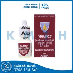 Dung dịch nhỏ mắt VIGAMOX ® (moxifloxaxin)