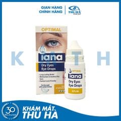 Dung dịch nhỏ mắt IANA: Giúp giảm khô mắt, mỏi mắt, đỏ mắt - Anh Quốc