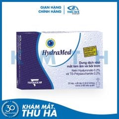 Dung dịch nhỏ mắt Hydramed - Không chất bảo quản [Hộp 20 tép]