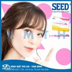 Kính Áp Tròng 1 Tháng không màu SEED có độ cận (Lens SEED Monthly Fine UV) (CHÍNH HÃNG)