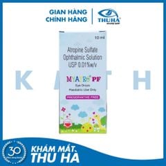 Dung dịch nhỏ mắt MYATRO PF 0.01% - Không chất bảo quản - [Chính hãng] - Lọ 10ml