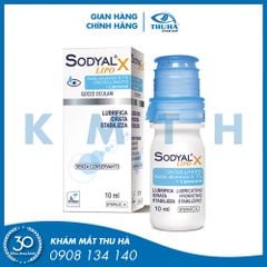 Nhỏ mắt Sodyal X LIPO - Không chất bảo quản - Italy - [Chính hãng]