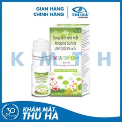 Dung dịch nhỏ măt MYATRO L PF 0.025% - KHÔNG CHẤT BẢO QUẢN - Chính hãng - Lọ 10ml