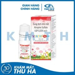 Dung dịch nhỏ mắt MYATRO XL PF 0.05% - Không chất bảo quản - Lọ 10ml