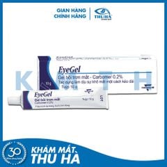 EyeGel (Carbomer 0.2%) - Gel bôi trơn mắt, làm dịu khô mắt và bảo vệ mắt kéo dài [Tuýp 10g]