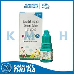 ung dịch nhỏ mắt kiểm soát cận thị Myatro L 0.025% 5ml