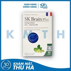 Viên uống SK Brain Plus - Giải pháp vàng cho thiểu năng tuần hoàn máu não, tăng cường tuần hoàn máu não hiệu quả