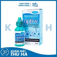 Dung dịch nhỏ mắt Optive Lubricant Eyes Drop (ALLERGAN) - Dưỡng ẩm, giảm khô mỏi, kích ứng mắt - Lọ 15ml