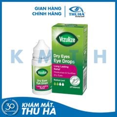 Dung dịch nhỏ mắt Vizulize Dry Eyes Eye Drops [Anh Quốc] - Giúp giảm tình trạng khô, mờ, ,mỏi, kích ứng mắt - Lọ 10ml