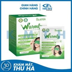 Miếng chườm ấm mắt Warmly - Giúp thư giãn mắt, giảm khô mắt, mỏi mắt - Hộp 10 Miếng