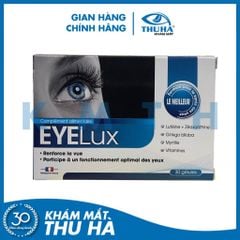 Viên bổ mắt EYELux - Pháp - Hỗ trợ tăng cường thị lực, hỗ trợ cải thiện các triệu chứng khô mắt, mỏi mắt - Hộp 30 viên