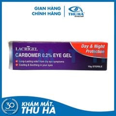 Gel dưỡng Ẩm Mắt Lacrigel CARBOMER 0.2% EYE GEL - Anh Quốc - Giảm Khô, Dưỡng Mắt, An Toàn