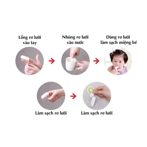 [Chính hãng] Rơ lưỡi vải Microfiber kháng khuẩn siêu mềm NUK  - chuẩn OeKO Tex 100 [Đức]