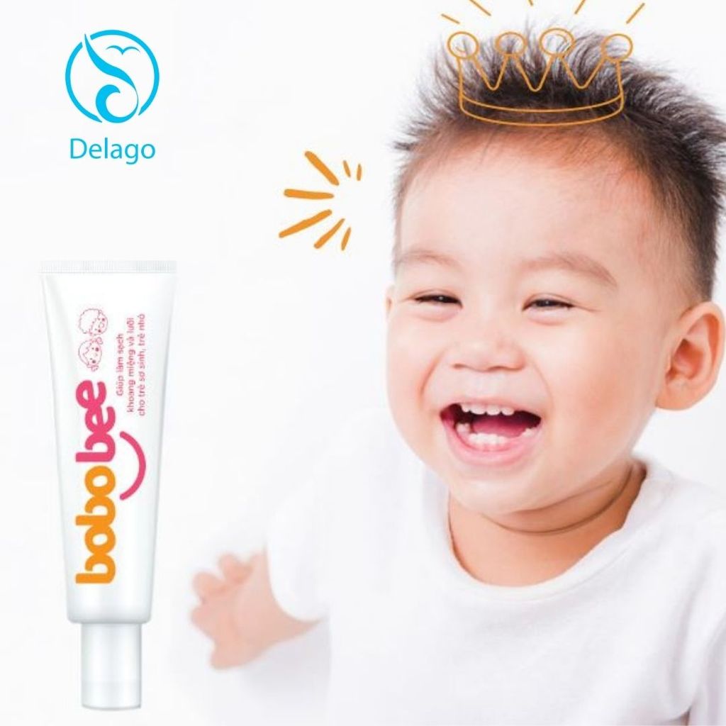 Nước rơ lưỡi sát khuẩn Bobobee - Tuýp 20ml