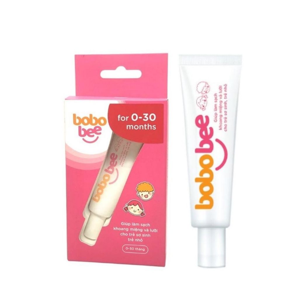 Nước rơ lưỡi sát khuẩn Bobobee - Tuýp 20ml