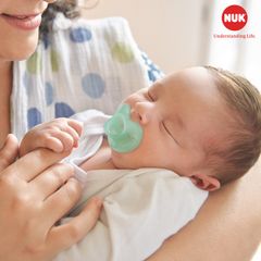 [Chính hãng] Núm ti giả chỉnh nha NUK Sensitive Silicone - CHLB Đức (0-6-18 tháng)