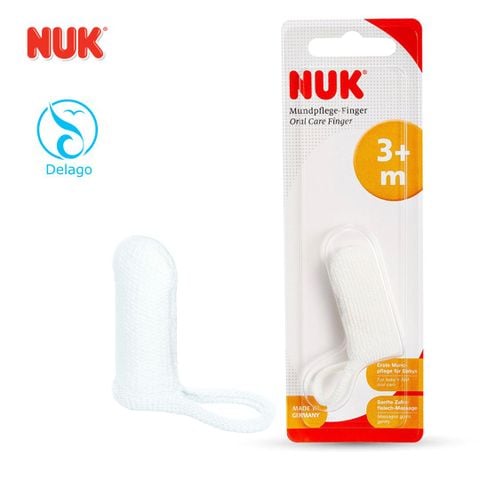 [Chính hãng] Rơ lưỡi vải Microfiber kháng khuẩn siêu mềm NUK  - chuẩn OeKO Tex 100 [Đức]