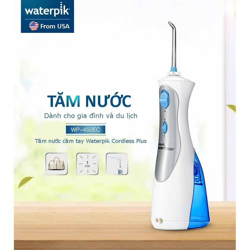 Tăm nước cầm tay Waterpik WP450