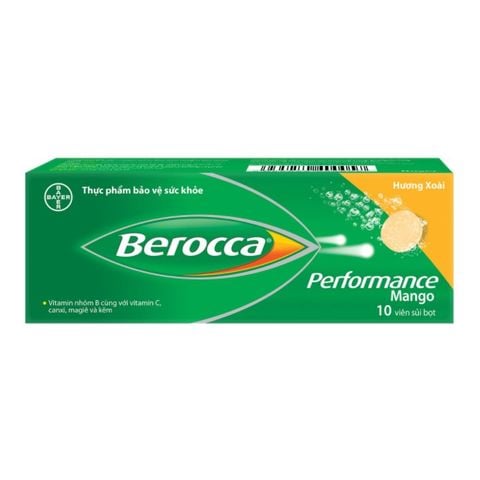 Viên sủi bổ sung Vitamin Berocca Performance 10 Viên