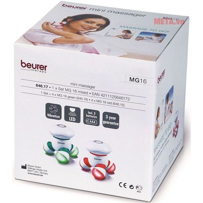 Máy massage mini Beurer MG16