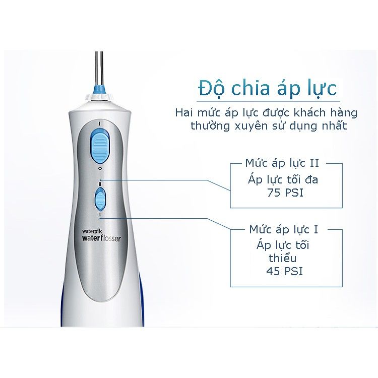 Tăm nước cầm tay Waterpik WP450