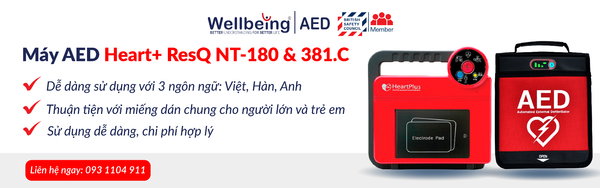 Máy AED/ máy khử rung tim /máy sốc tim |Wellbeing