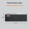 Bàn Phím Không Dây Bluetooth iCore IBK100 – Thiết Kế Tinh Tế, Đa Kết Nối, Giá Cực Tốt