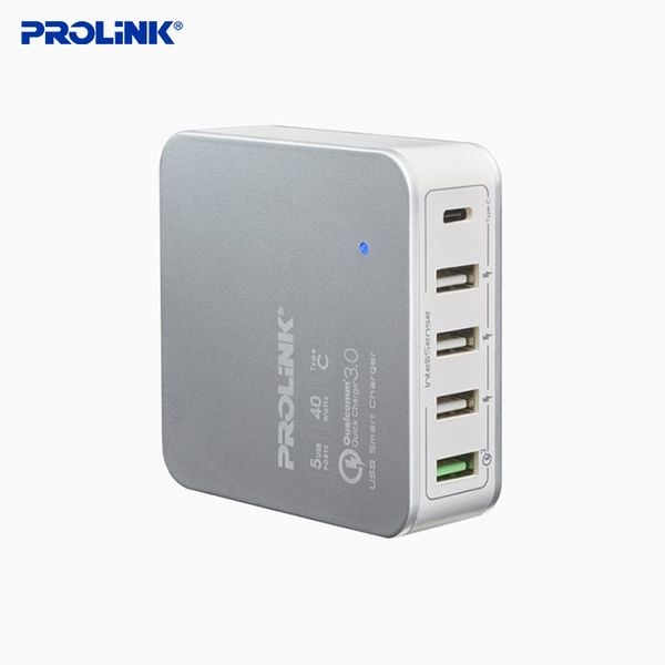 Củ Sạc Nhanh 5 Cổng Prolink PDC54001 – Sạc Cùng Lúc 5 Thiết Bị, Tốc Độ Siêu Nhanh, Giá Tốt