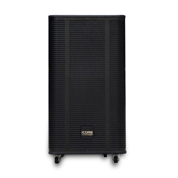 Loa Kéo Karaoke iCore i15 Kèm 2 Micro – Âm Thanh 3 Đường Tiếng – Giá Tốt
