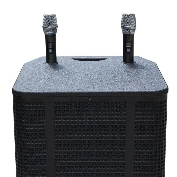 Loa Kéo Karaoke iCore i15 Kèm 2 Micro – Âm Thanh 3 Đường Tiếng – Giá Tốt