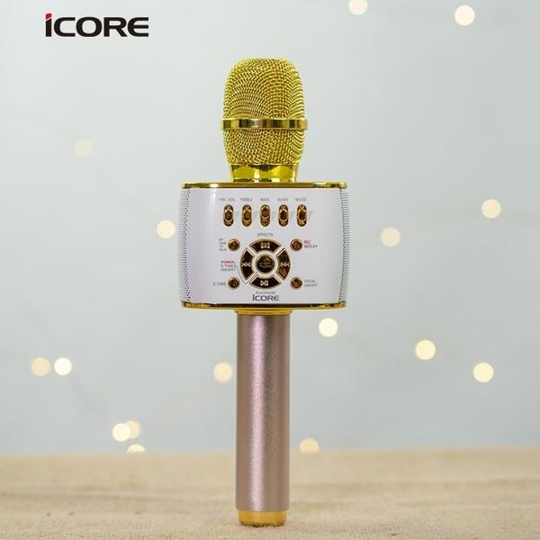 Micro Karaoke 3 Trong 1 iCore IC-M99 – Thu Âm Cực Hay, Biến Đổi Giọng Độc Đáo