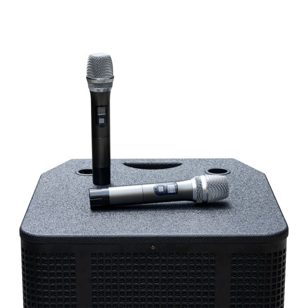 Loa Kéo Karaoke iCore i15 Kèm 2 Micro – Âm Thanh 3 Đường Tiếng – Giá Tốt
