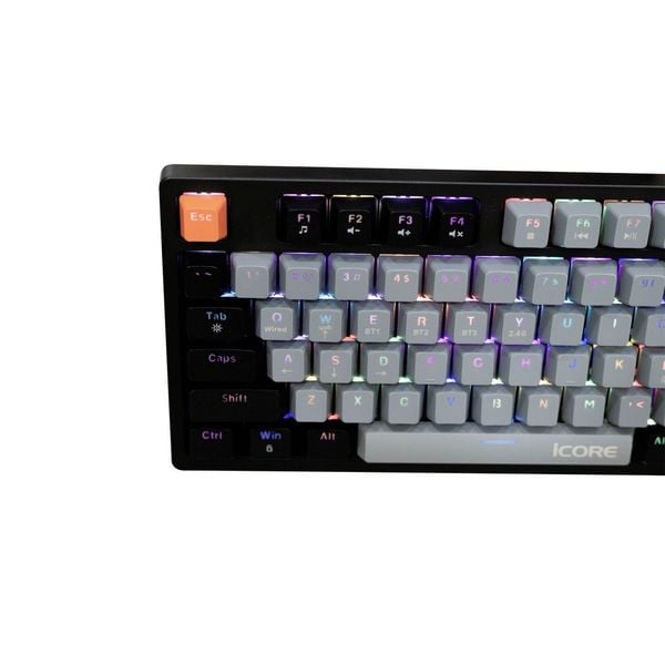 Bàn Phím Cơ Không Dây iCore G981 - 3 Trong 1 – Kết Nối 5 Thiết Bị, Đèn RGB, Giá Rẻ