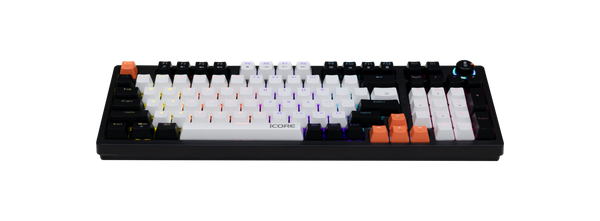 Bàn Phím Cơ Có Dây iCore ICK10 – Blue Switch Bền Bỉ, Đèn Rainbow Ấn Tượng, Giá Tốt