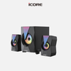 Loa Vi Tính 2.1 iCore 510U – Âm Thanh Sống Động, Đèn LED 7 Màu, Kết Nối Bluetooth – Giá Tốt