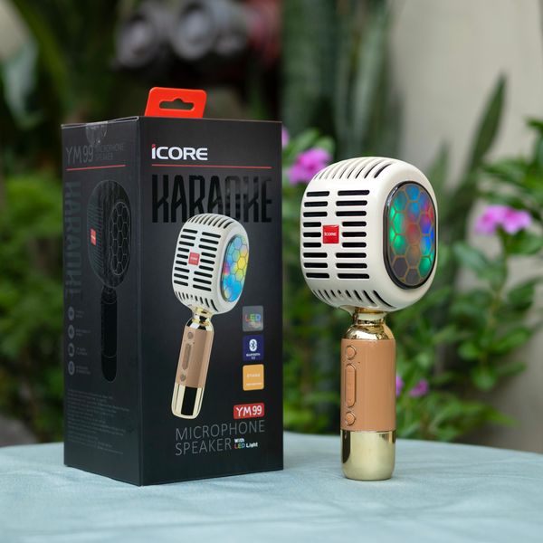 Micro Karaoke Kèm Loa iCore YM99 – Kết Nối Bluetooth 5.3, Hát Hay Mọi Lúc – Giá Tốt, Ưu Đãi Lớn!