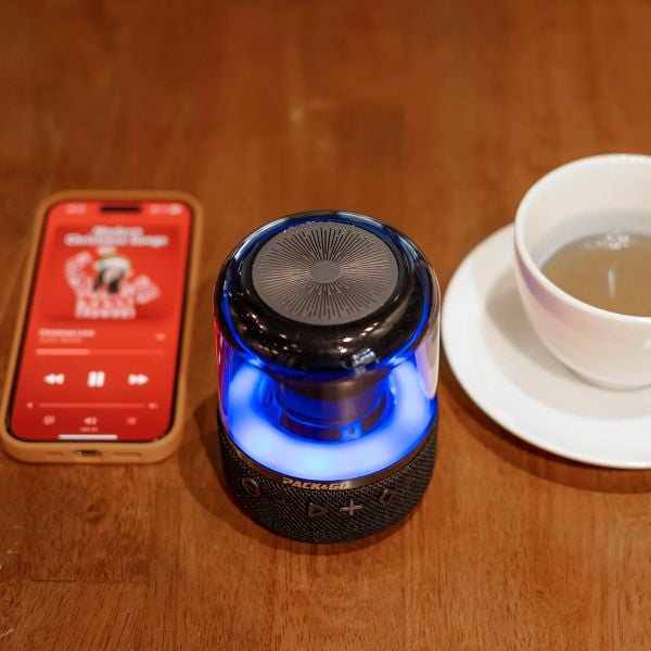 Loa Bluetooth PACK&GO LBS-02 Đèn LED 7 Màu, Âm Bass Mạnh, Giá Tốt