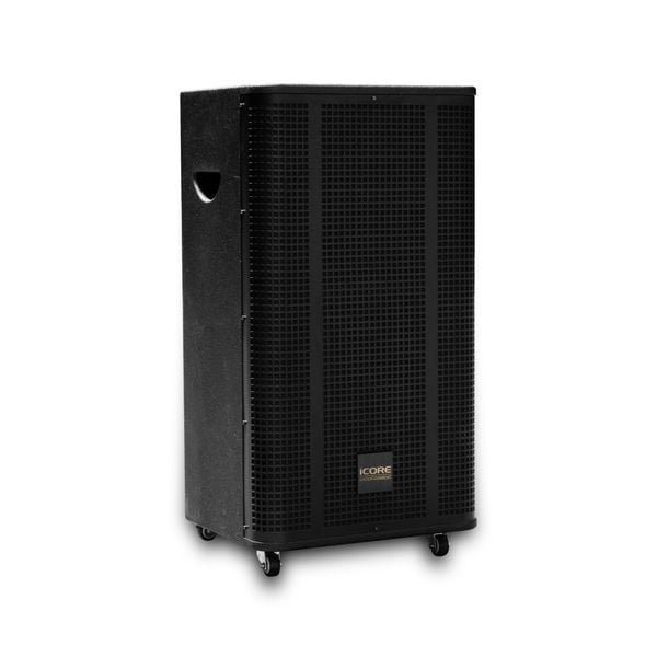 Loa Kéo Karaoke iCore i15 Kèm 2 Micro – Âm Thanh 3 Đường Tiếng – Giá Tốt
