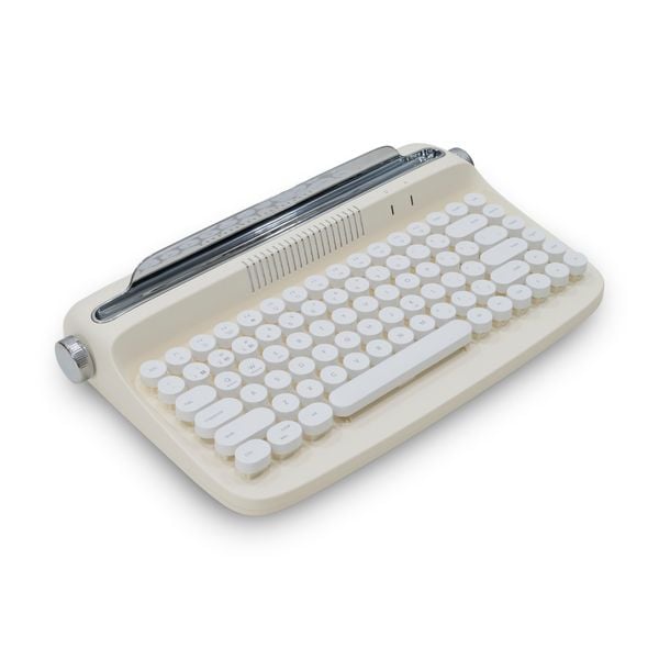 Bàn Phím Bluetooth Mini Kiểu Cổ Điển ACTTO B303 – Kết Nối 3 Thiết Bị, Thiết Kế Retro, Giá Tốt