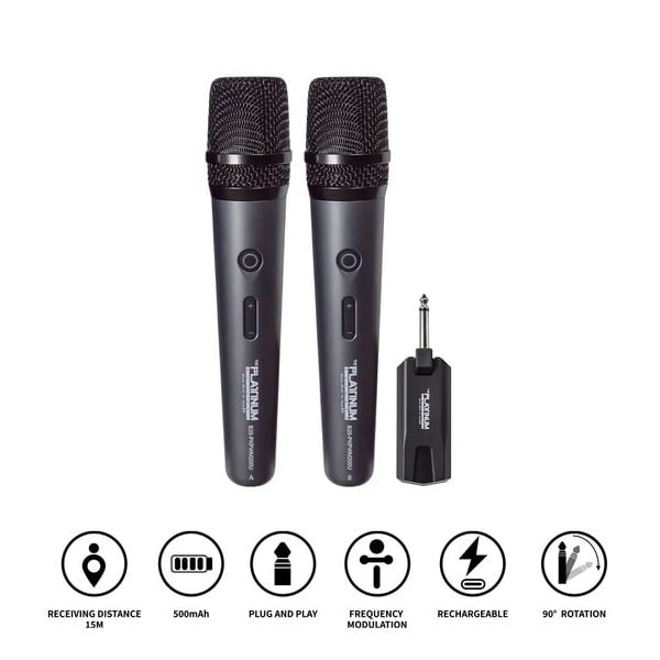 Bộ Micro Không Dây Platinum B20 – Nhỏ Gọn, Âm Thanh Chuẩn, Chính Hãng Giá Tốt
