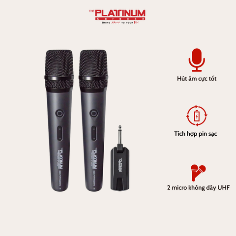 Bộ Micro Không Dây Platinum B20 – Nhỏ Gọn, Âm Thanh Chuẩn, Chính Hãng Giá Tốt
