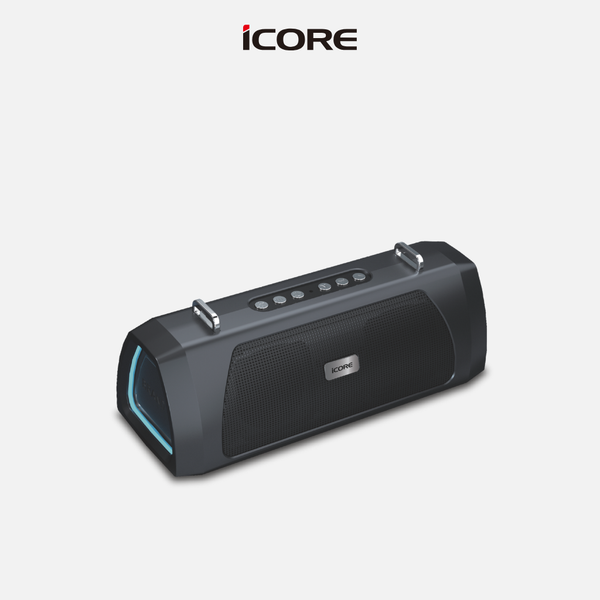 Loa Bluetooth iCore B500 – Âm Thanh Stereo Mạnh Mẽ, Đèn LED Đổi Màu, Giá Tốt