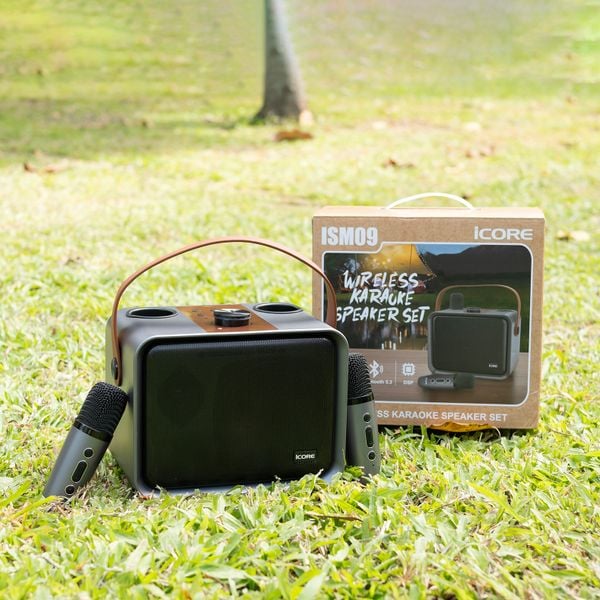 Loa Karaoke Bluetooth iCore ISM09 – Thiết Kế Đẳng Cấp, Âm Thanh Sống Động, Giá Cực Tốt!