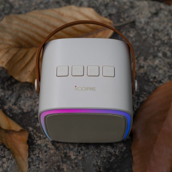 Loa Karaoke iCore ISM02 – Nhỏ Gọn, Chất Âm Đỉnh Cao, Micro Không Dây – Giá Rẻ
