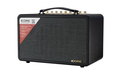 Bộ Loa Karaoke Xách Tay iCore S6 Kèm 02 Micro – Thiết Kế Retro, Âm Thanh Cực Đỉnh, Giá Tốt Nhất
