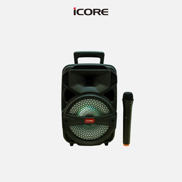 Loa Karaoke Xách Tay iCore I-99 Kèm Micro – Âm Thanh Cực Đỉnh, Thiết Kế Cá Tính, Giá Rẻ Bất Ngờ