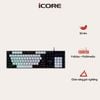 Bàn Phím Có Dây iCore ICK03 Đèn Rainbow, Gõ Êm, Giá Rẻ