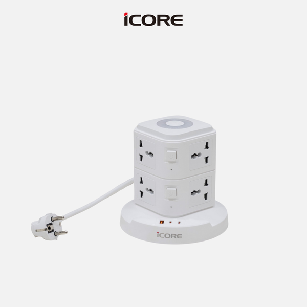 Ổ Cắm Điện iCore ITS100C – Đa Năng, Sạc Nhanh, An Toàn Tuyệt Đối – Giá Tốt