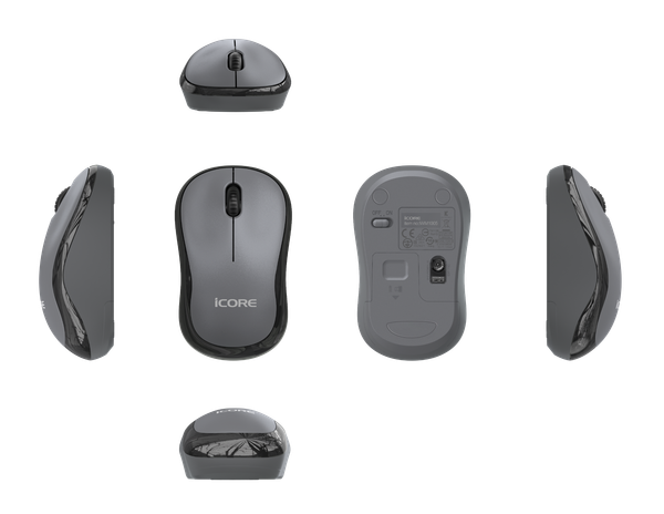 Chuột Không Dây iCore IWM1005 Silent – Thiết Kế Thuận Cả Hai Tay, Giá Tốt